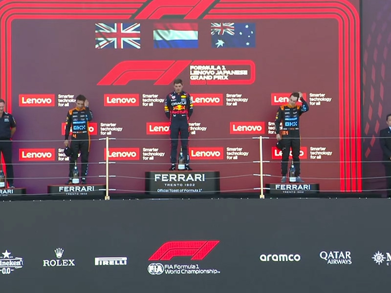 Max Verstappen (Oracle Red Bull Racing) vainqueur du Grand Prix du Japon 2023