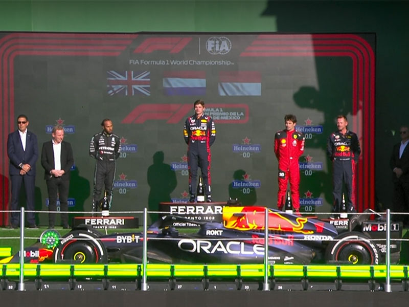 Max Verstappen (Oracle Red Bull Racing) vainqueur du Grand Prix du Mexique 2023